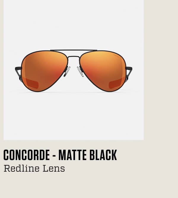 Concorde - Matte Black & Redline