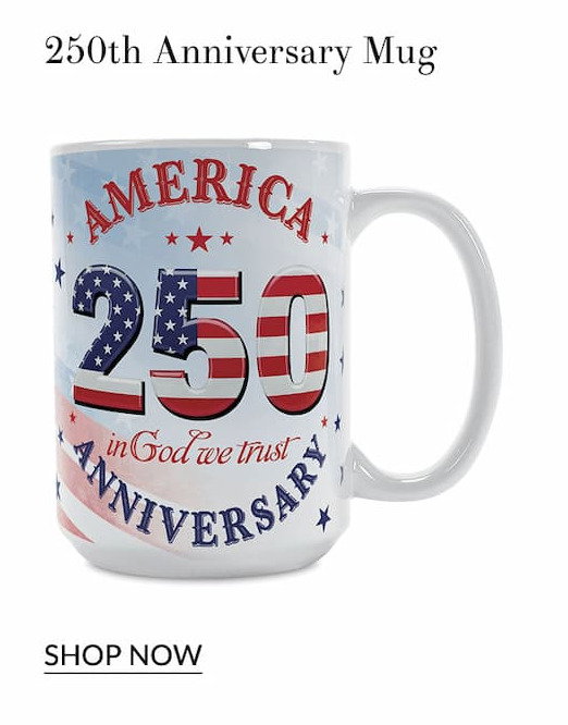 250th anniversary mug