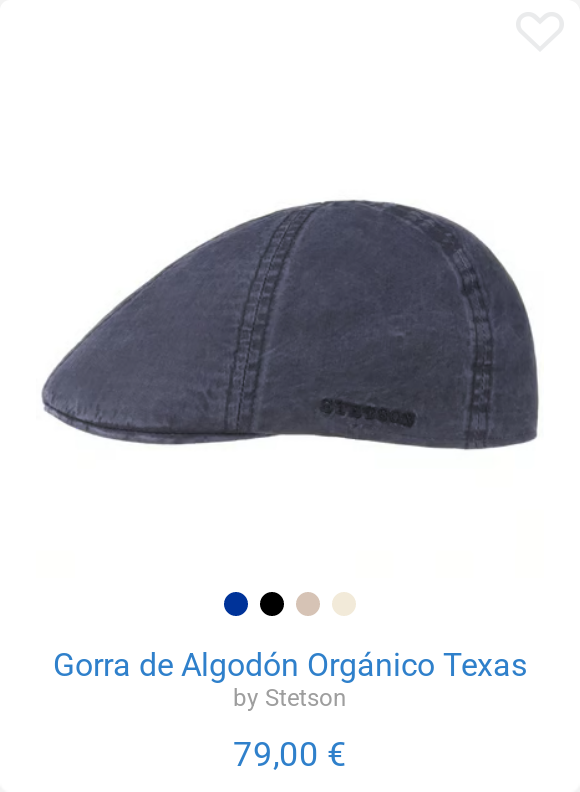 Gorra de Algodón Orgánico Texas by Stetson