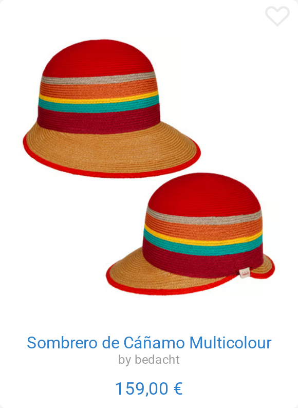 Sombrero de Cáñamo Multicolour by bedacht