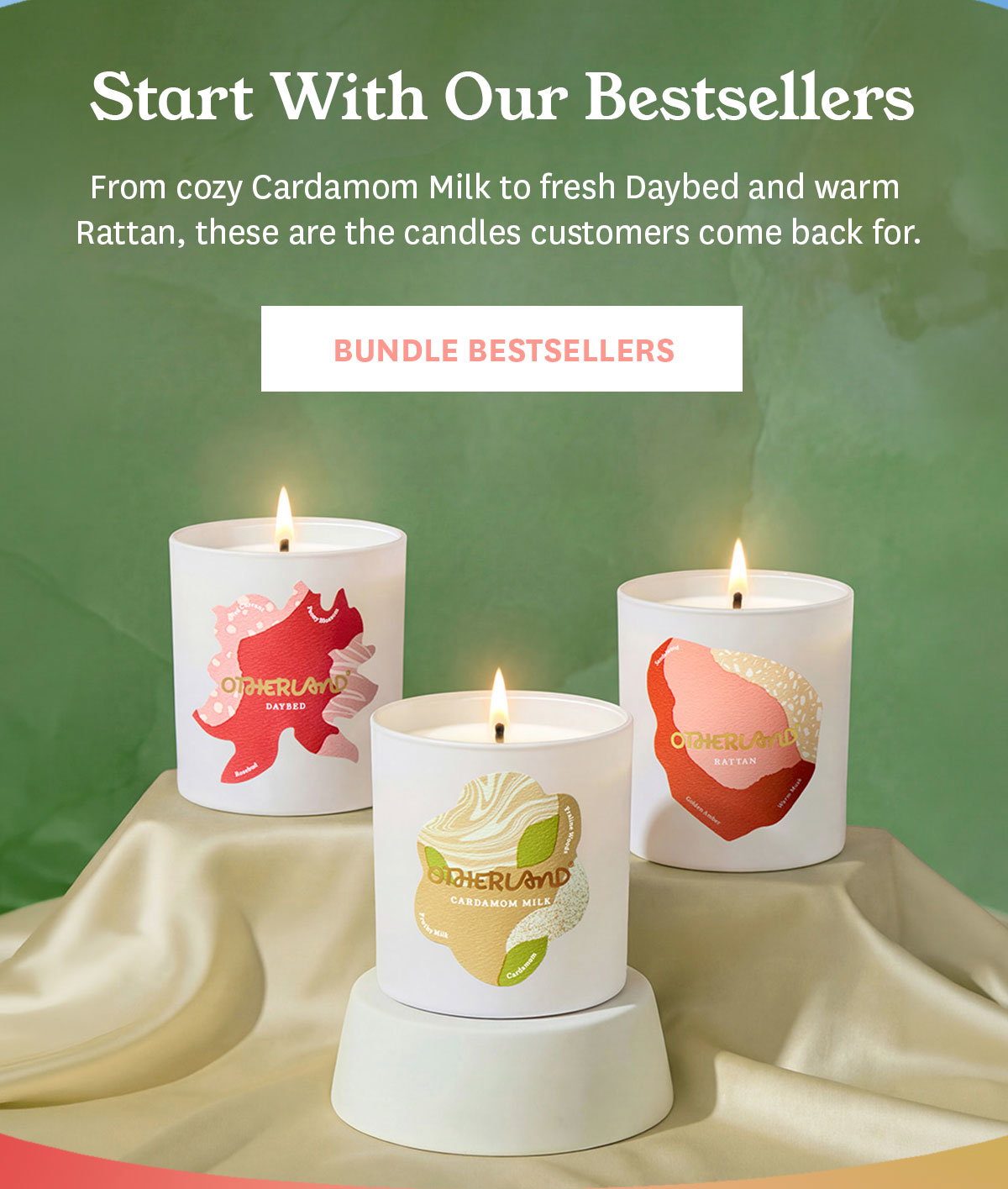 Bundle 3 Candles for 10% Off. Bundle 6 Candles for 15% Off.