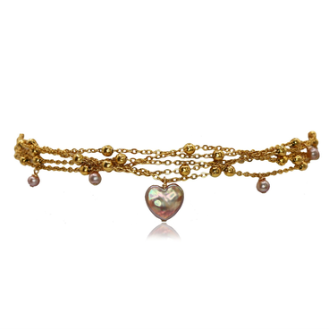 Pink Heart Necklace