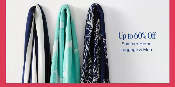 Up to 60% off summer home, luggage and more. Shop now. Three beach towels.