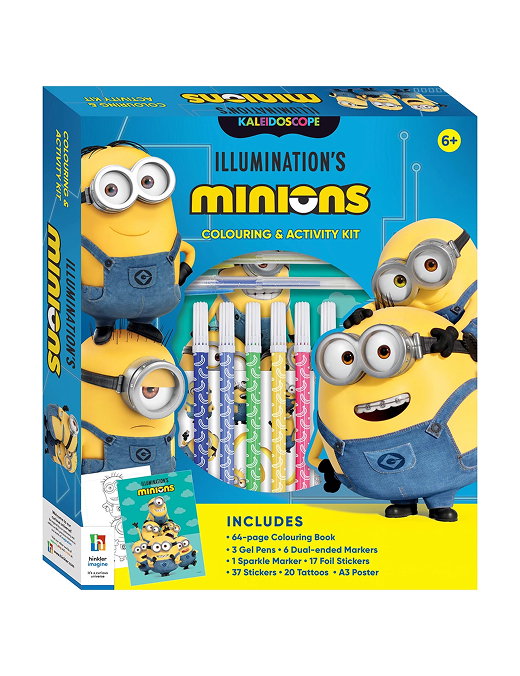Kaleidoscope Illumination's Minions Colouring and Activity Kit Book