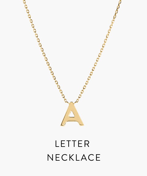 Letter Necklace.