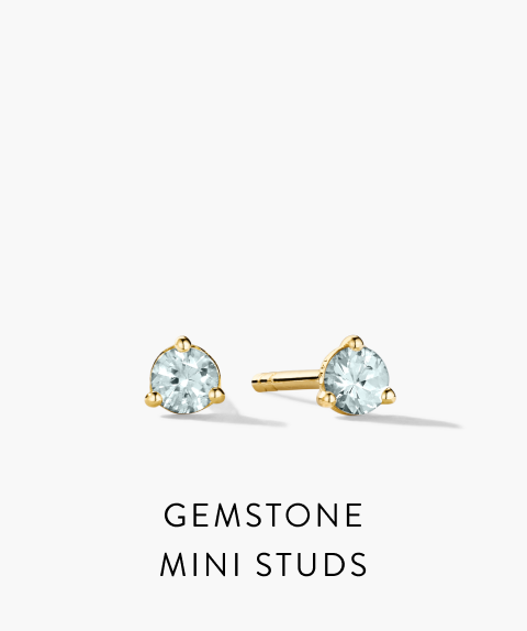 Gemstone Mini Studs.