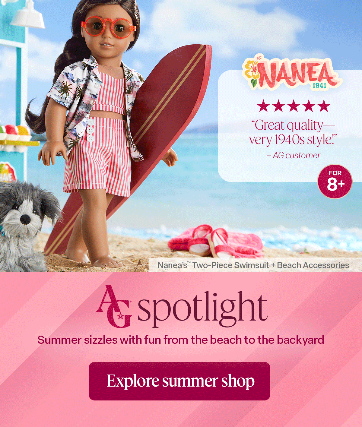 Summer sizzles with fun from the beach to the backyard. Explore summer shop
