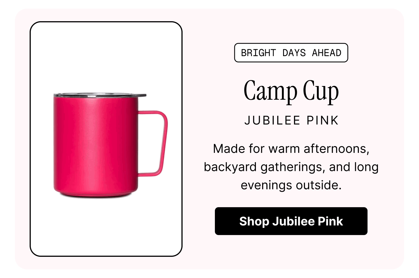 Jubilee Pink is made for warm afternoons