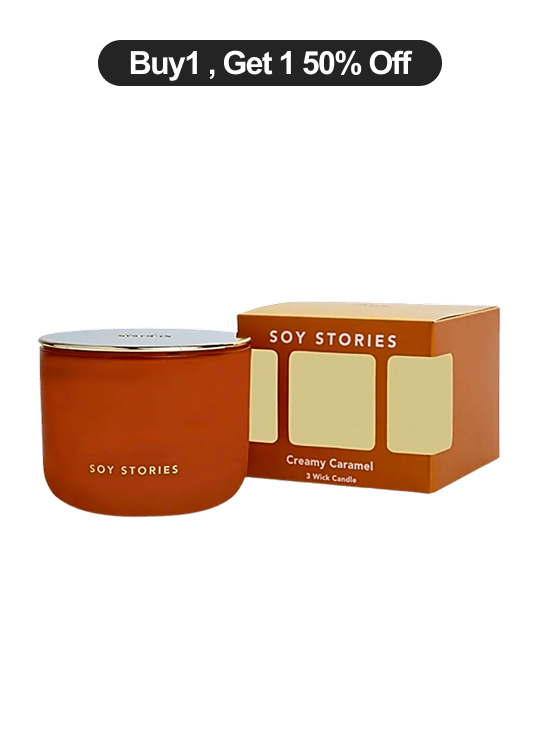 Creamy Caramel 3 Wick Scented Candle