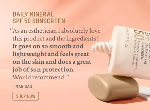 Daily Mineral SPF 50 Sunscreen