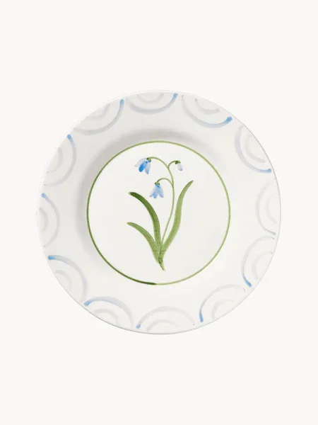 Plato de desayuno pintado a mano Cottage Flower