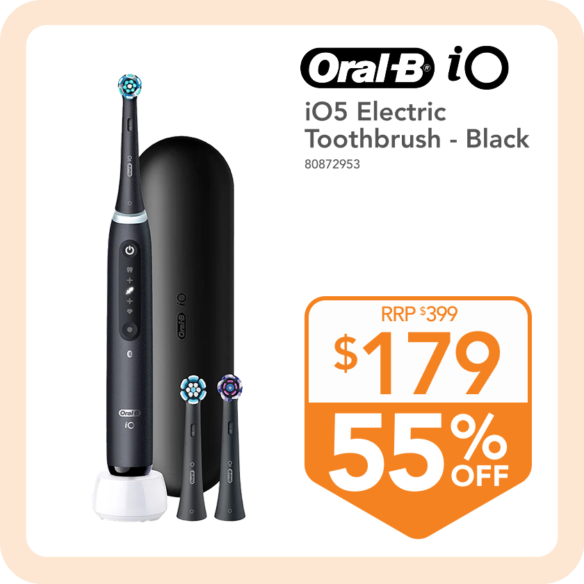iO5 Electric Toothbrush - Black