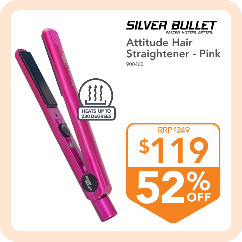 Attitude Hair Straightener - Pink