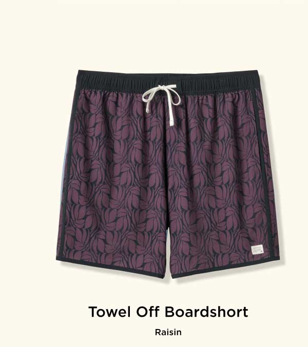 Towel Off Boardshort - Rain Washed