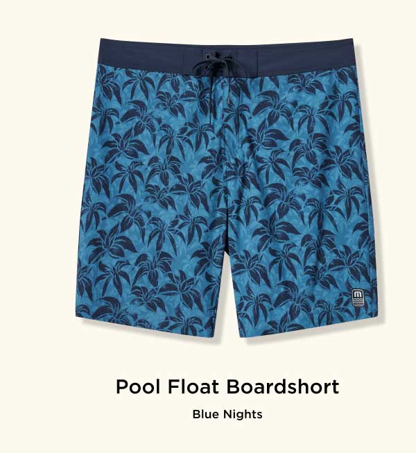 Pool Float Boarshort - Blue Nights