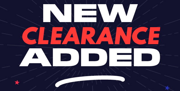 NEW Clearance Added!