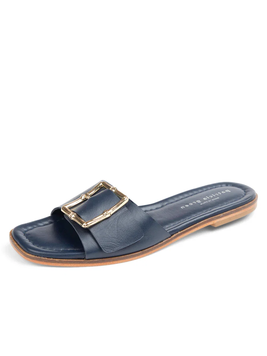 Image of Berkley Bamboo Buckle Flat Sandal