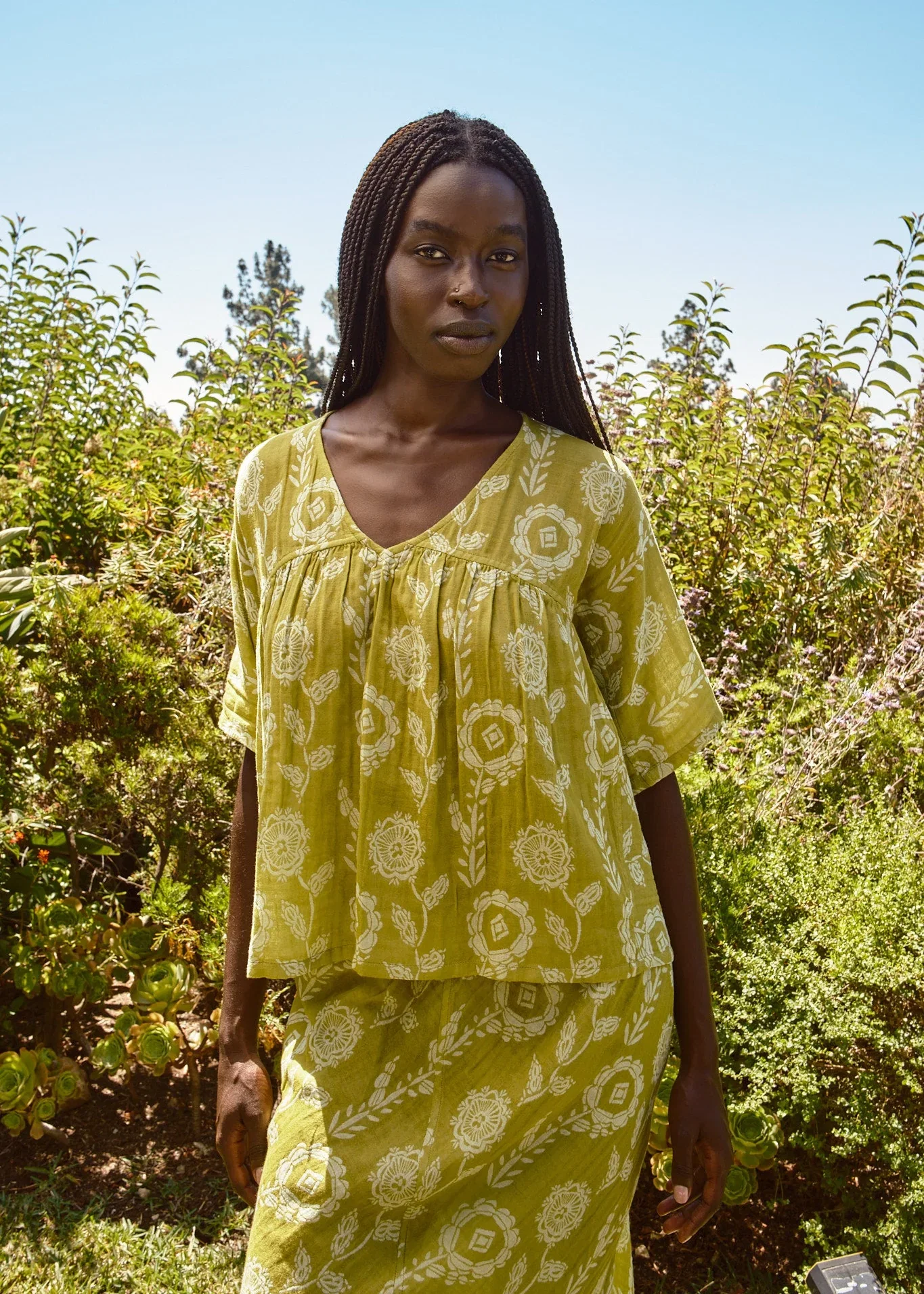 Image of maura top | summer 26 | aloe