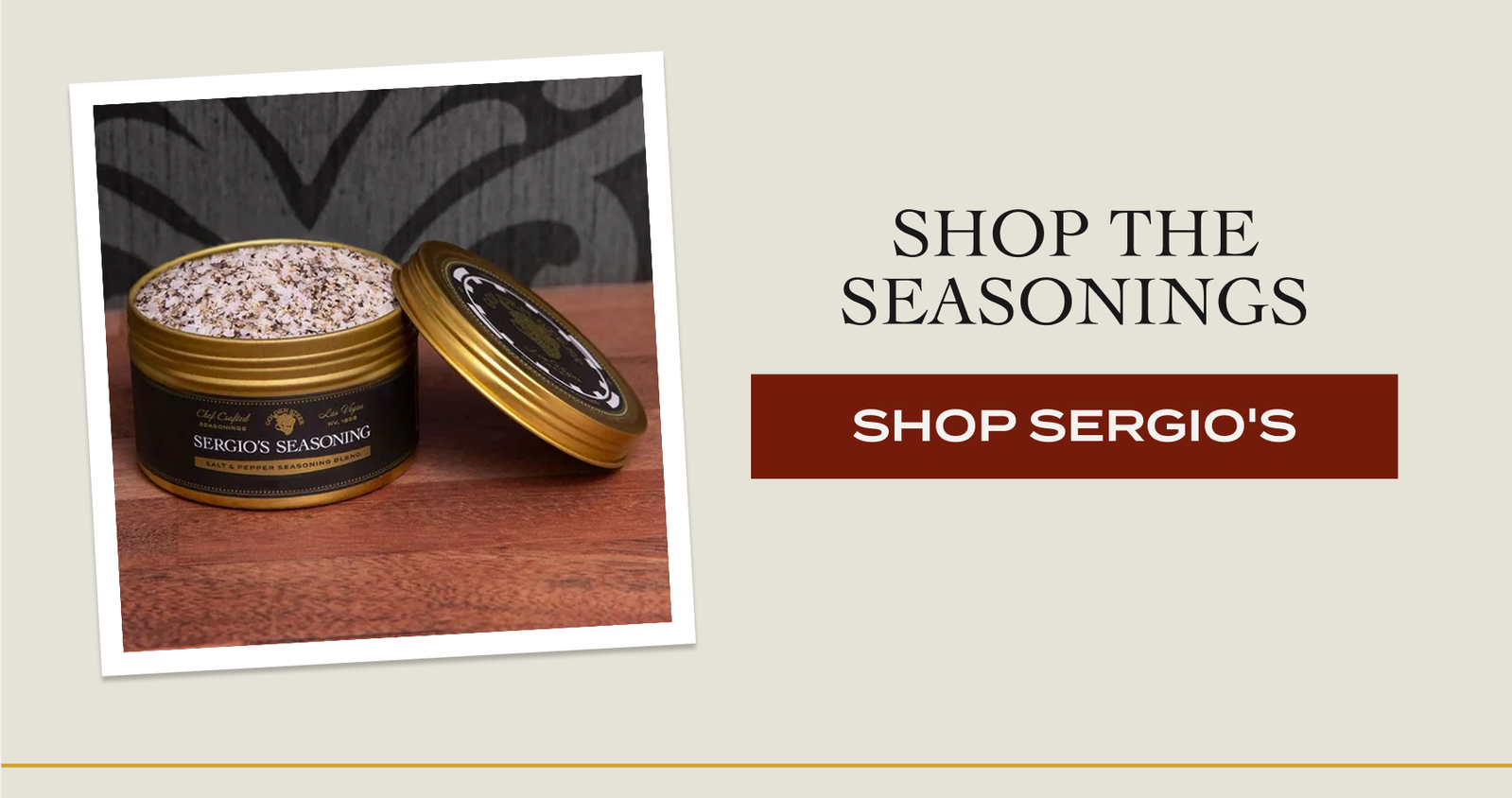 Shop the Seasonings [SHOP SERGIO'S]