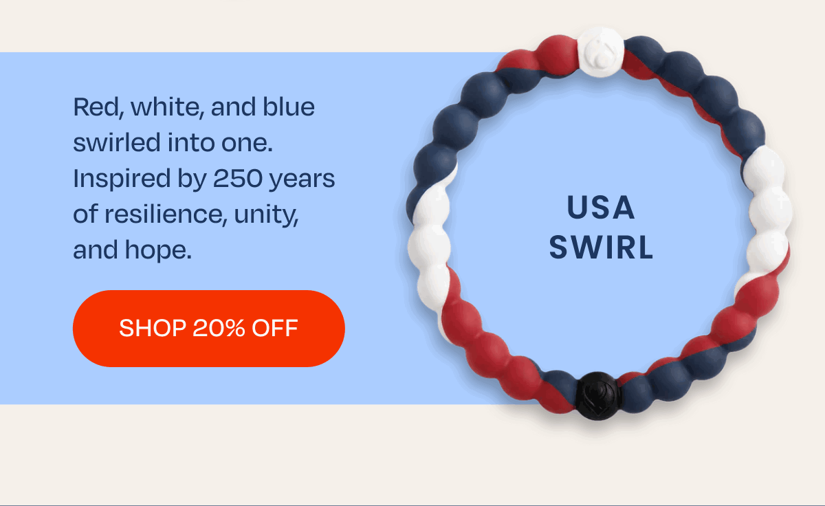 USA Swirl | Red, white, and blue swirled into one. Inspired by 250 years of resilience, unity, and hope. | Shop 20% Off