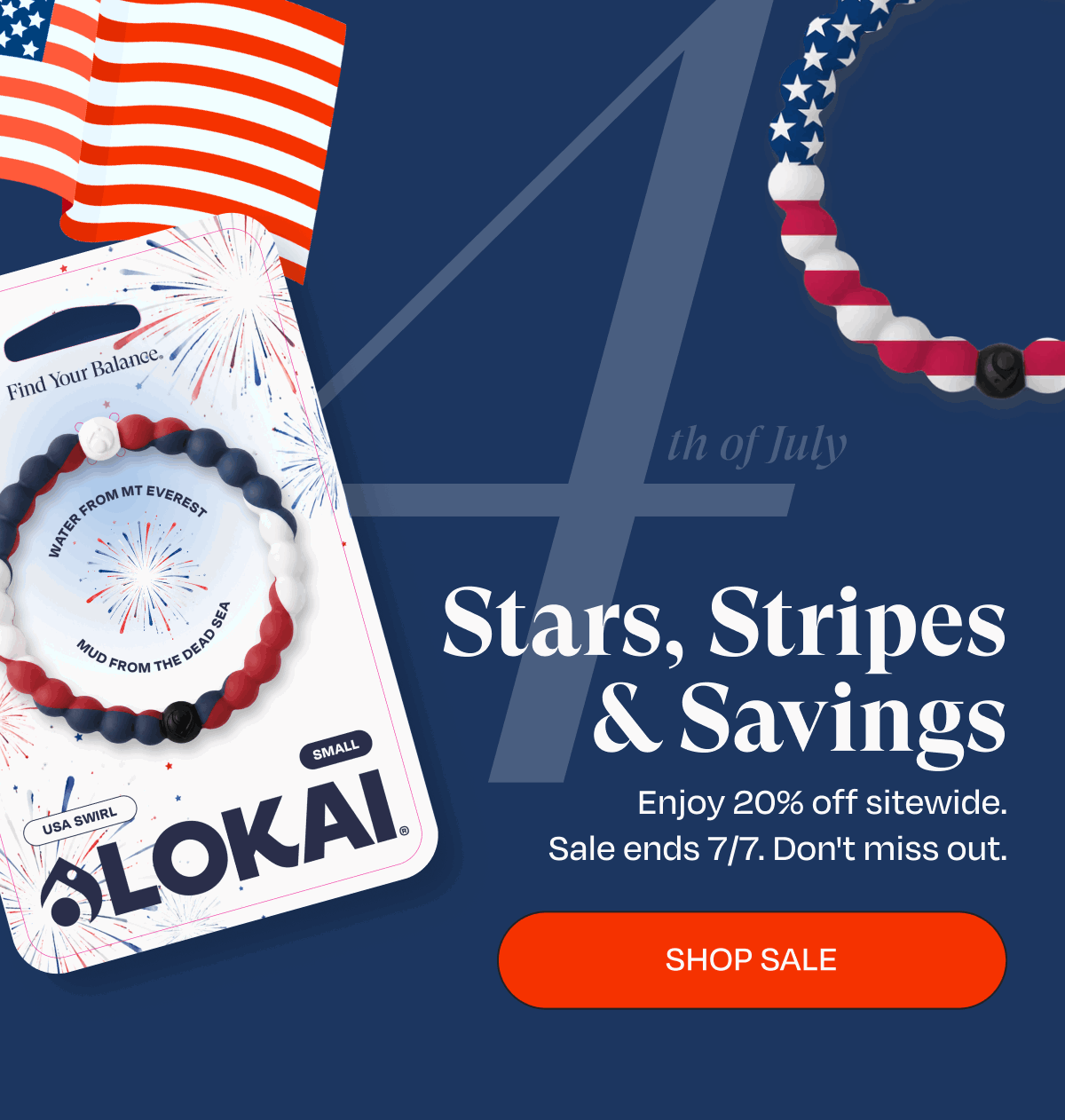 Stars, Stripes & Savings | Enjoy 20% off sitewide. Sale ends 7/7. Don't miss out. | Shop Sale