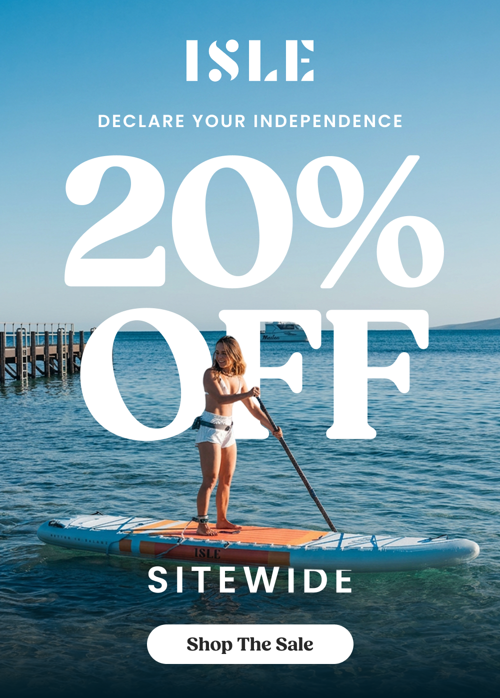 Declare your Independence, 20% Off Sitewide