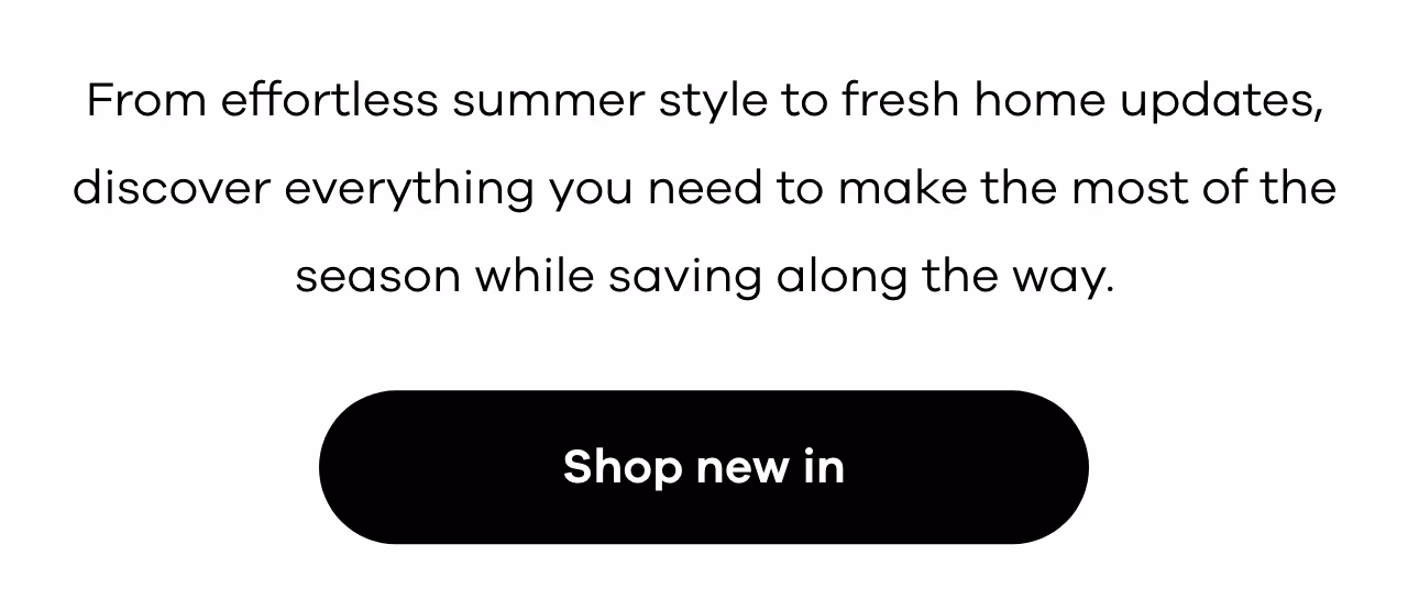 25% OFF fashion & home