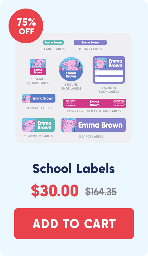 School Name Labels Combo Pack >
