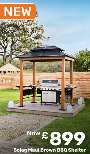 Sojag Maui Brown BBQ Shelter. £899