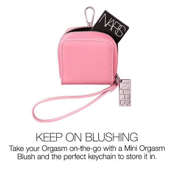 Slot 4: Take your Orgasm on-the-go with a Mini Orgasm Blush and the perfect keychain to store it in.