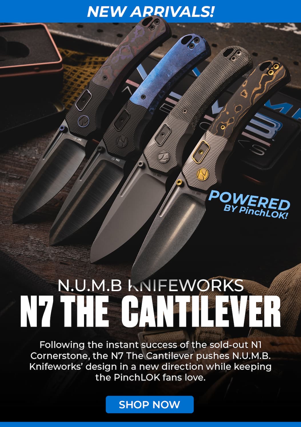 N.U.M.B. Knifeworks N7 The Cantilever