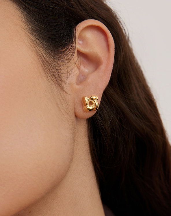 mini woven square gold on summer sale