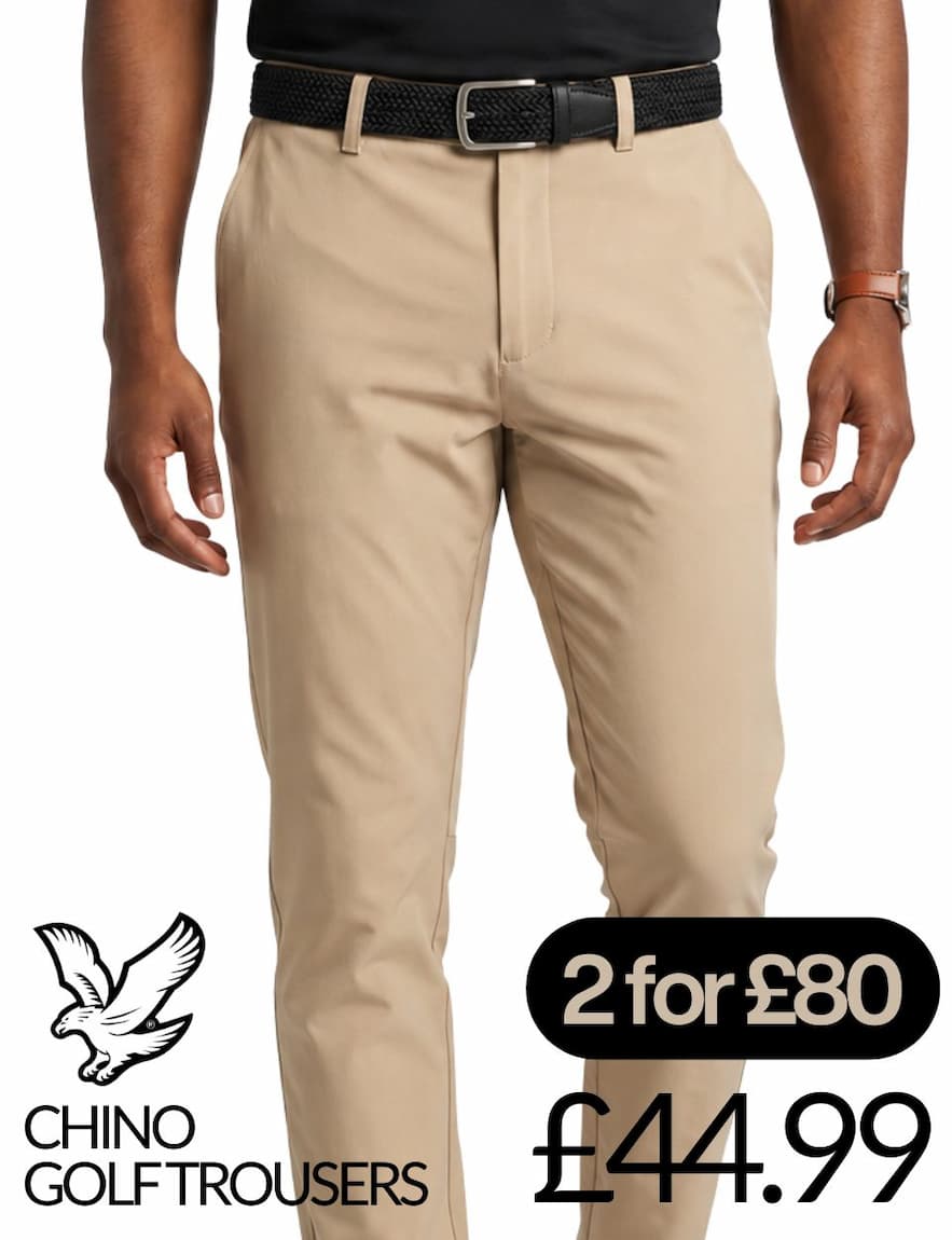 Lyle & Scott Mens 2026 Stretch Durable Versatile Chino Golf Trousers
