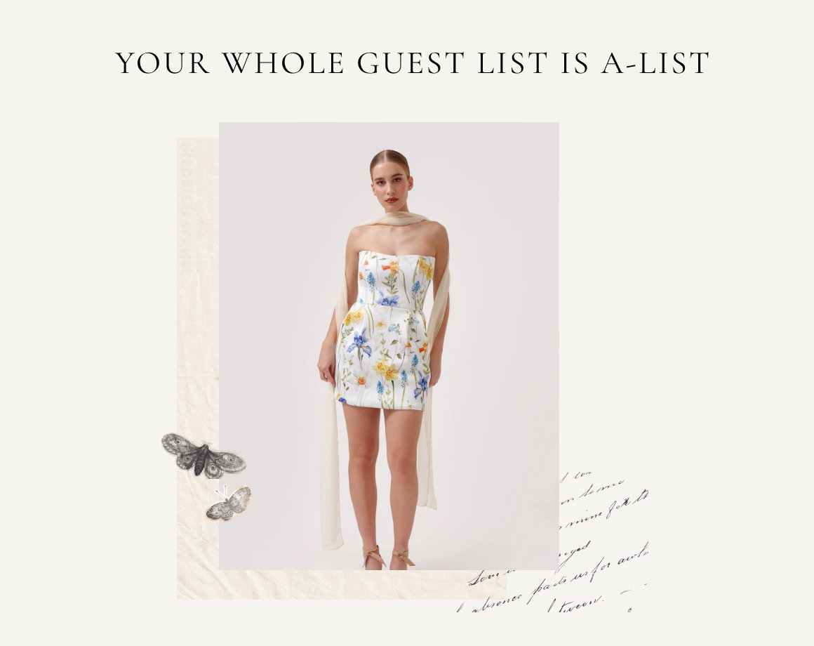 your whole guest list is a-List