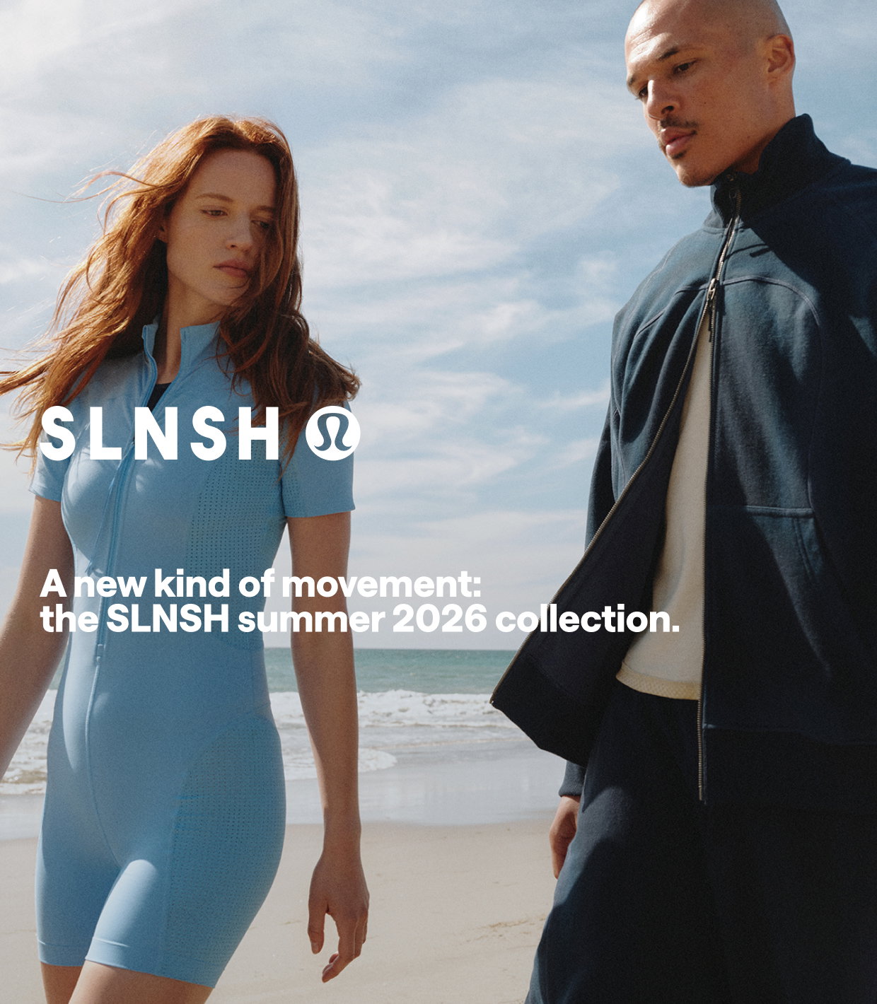 A new kind of movement: the SLNSH summer 2026 collection.