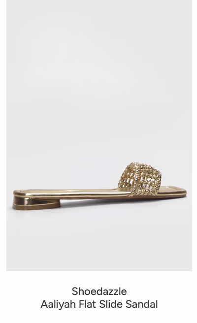 Aaliyah Flat Slide Sandal
