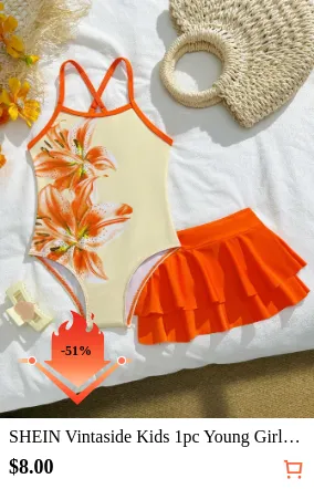 SHEIN Vintaside Kids 1pc Young...