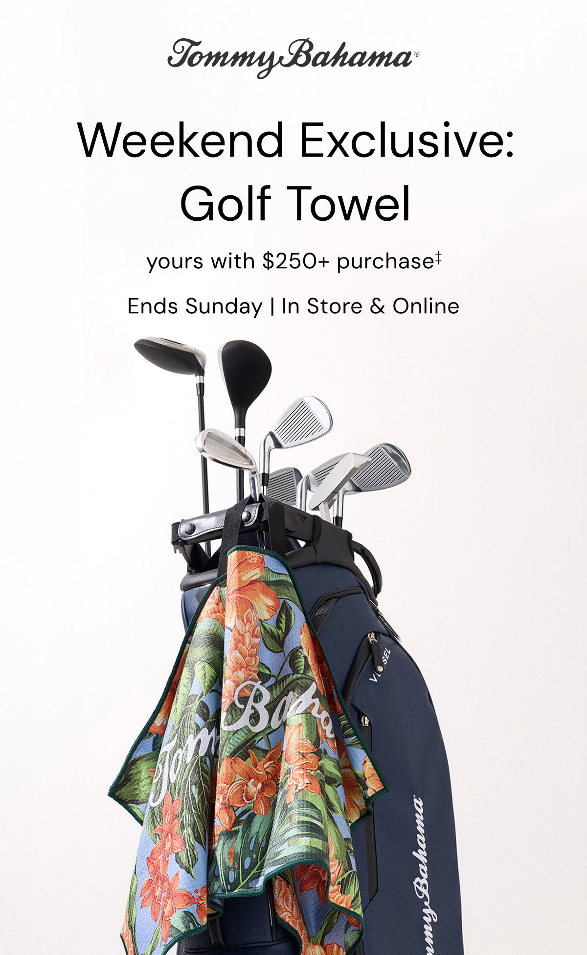 Weekend Exclusive: Golf Towel yours with $250 purchase