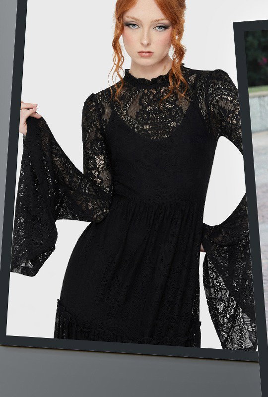 Hecate Lace Maxi Dress