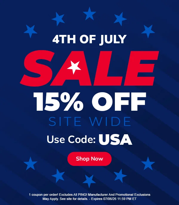 4th of July SALE: 15% OFF Site Wide - Shop NOW!