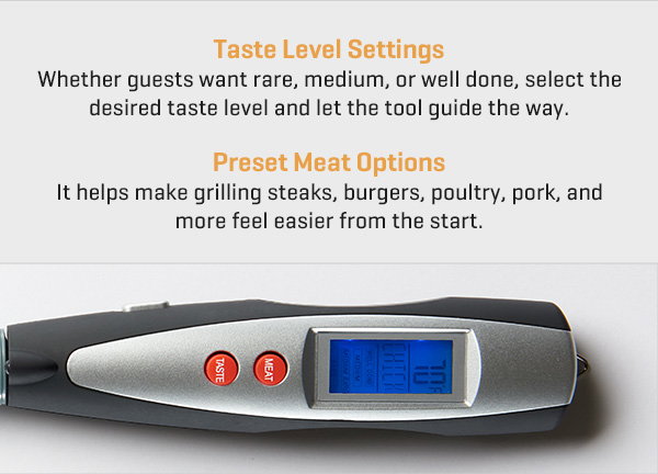 Perfect your cookout! Stop guessing & grill better with our Digital BBQ Fork