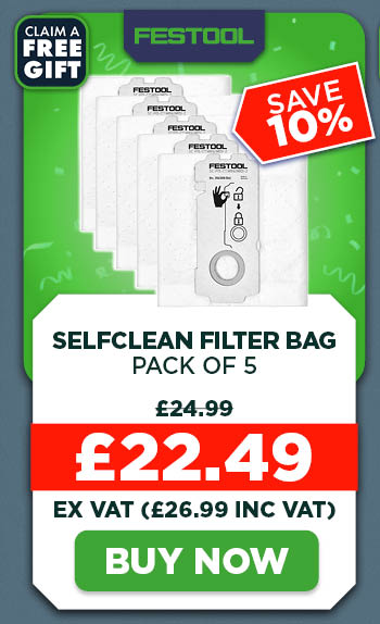 Festool 204308 SC-FIS-CT MINI/MIDI-2/5 SELFCLEAN Filter Bag - Pack of 5