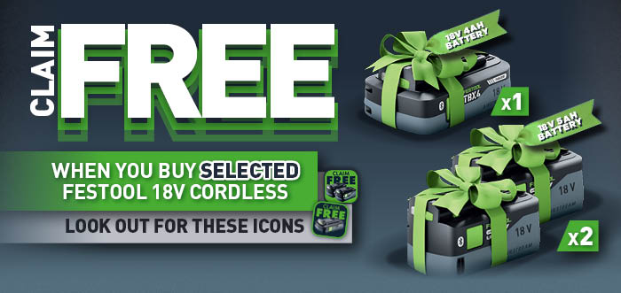 Claim Your FREE Festool Gift