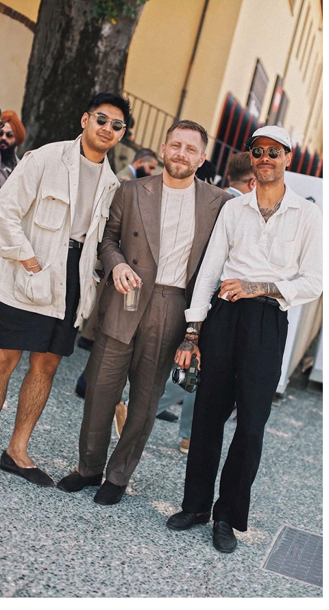 Luke Hodges in Pitti