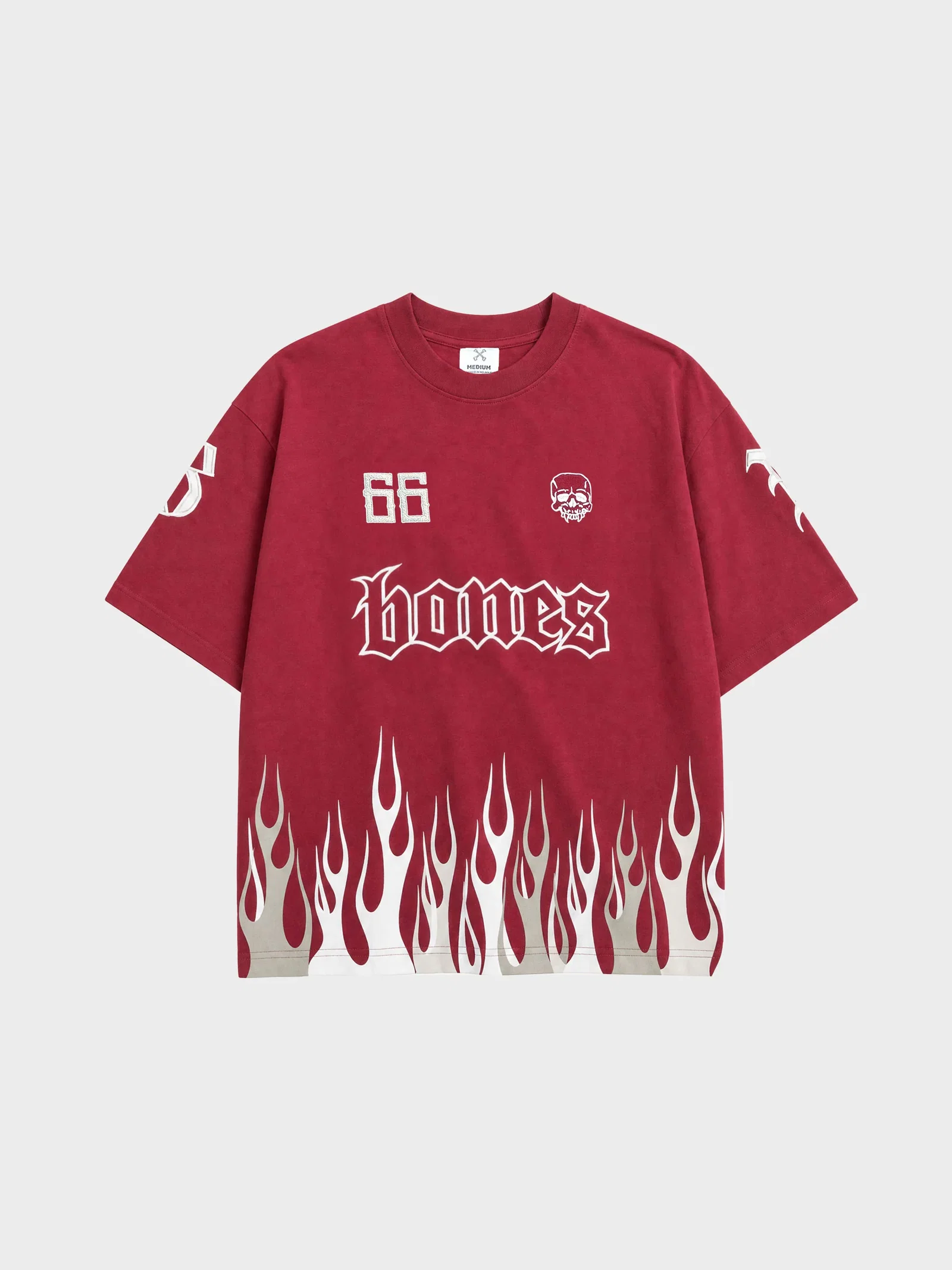 Image of Burner Boxy Tee - Maroon
