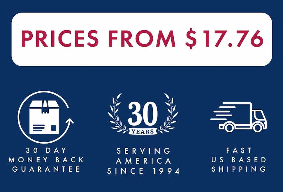 Prices From Only $17.76 - Independence Day Sale