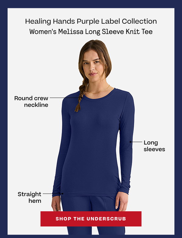 Healing Hands Melissa Long Sleeve Knit Tee