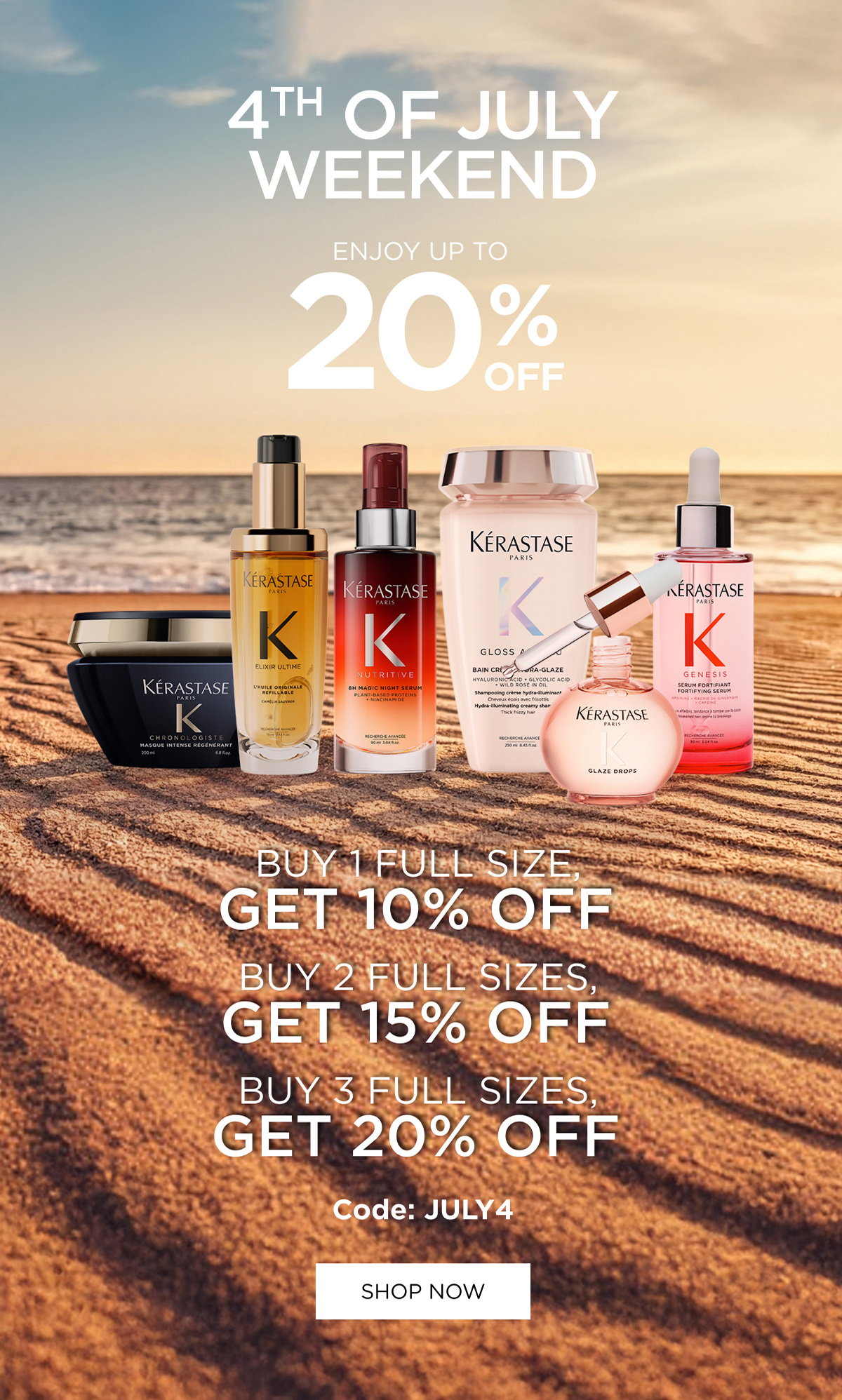 ENJOY UP TO 20% OFF