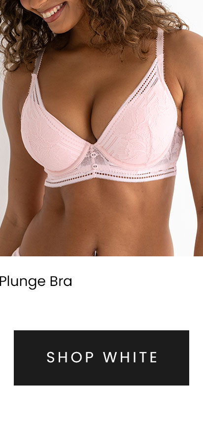 Taylor Lace High Apex Push-Up Padded Plunge Bra - Soft Pink