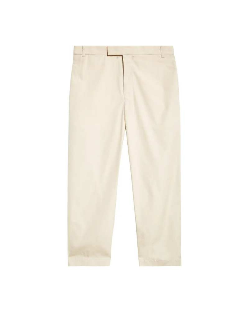 Thom Browne unconstructed straight-leg trousers at Century 21 NYC